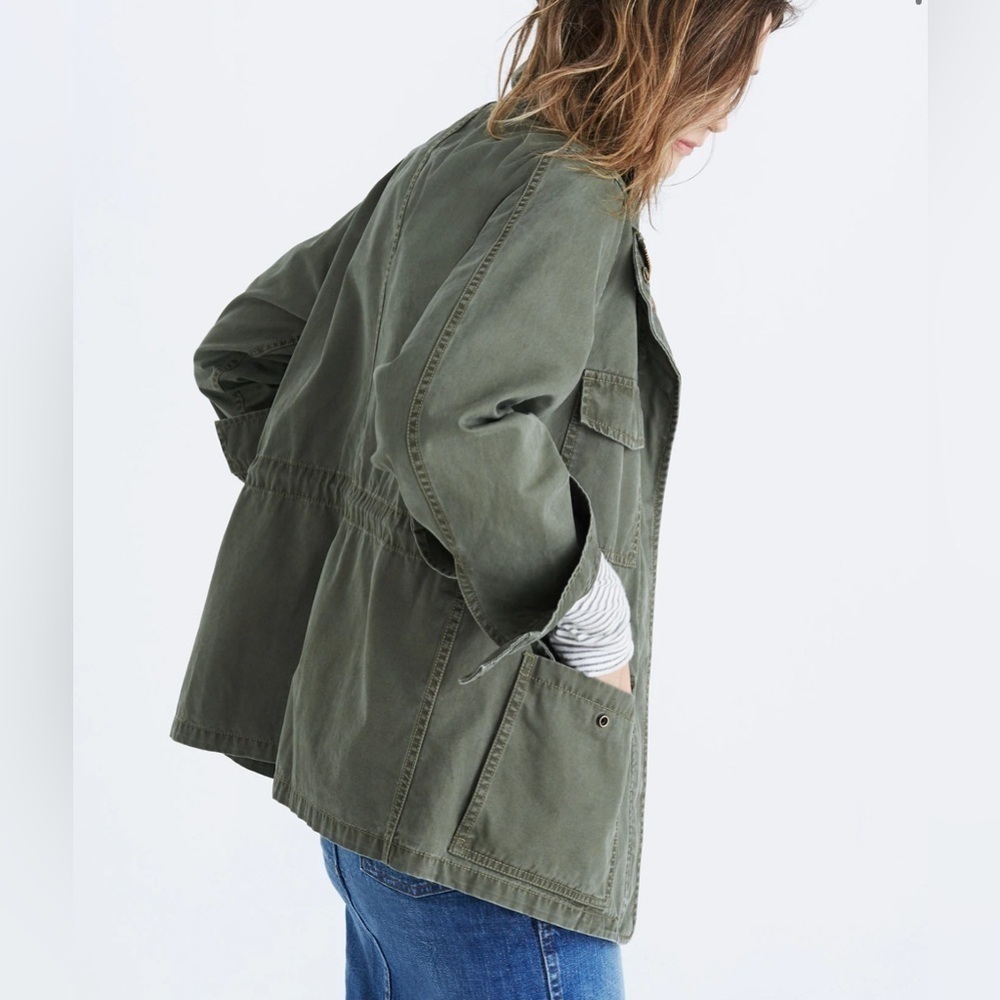 Madewell Foliage Green Surplus Jacket Utility Military Size XS - Picture 3 of 8